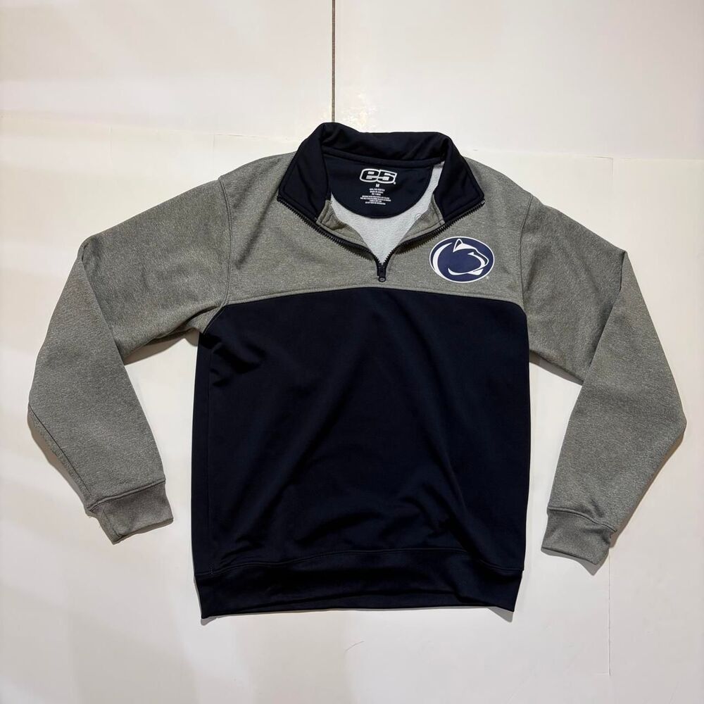 Unbranded Men's Navy and Grey Sweatshirt